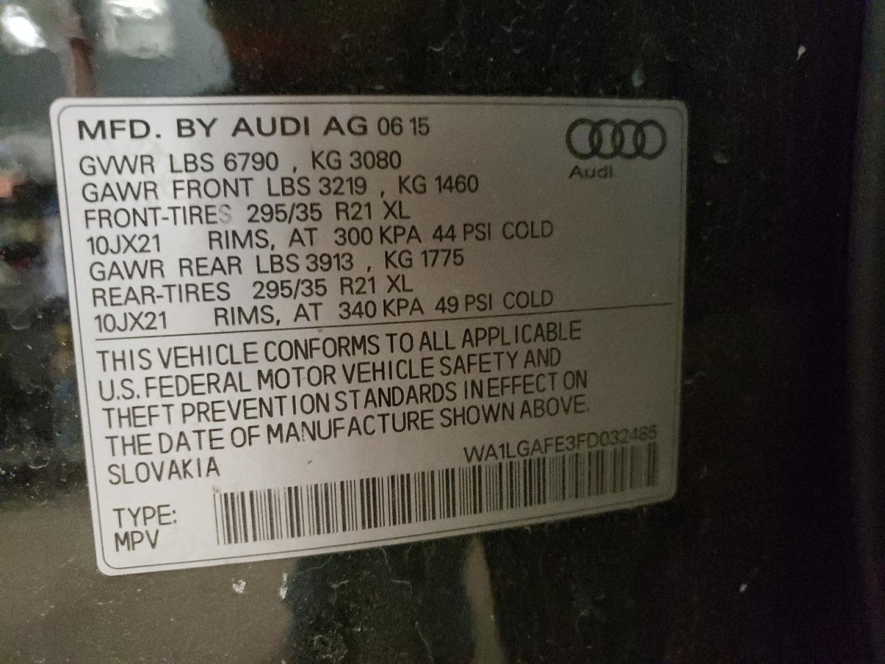 2015 Audi Q7 - Image 13