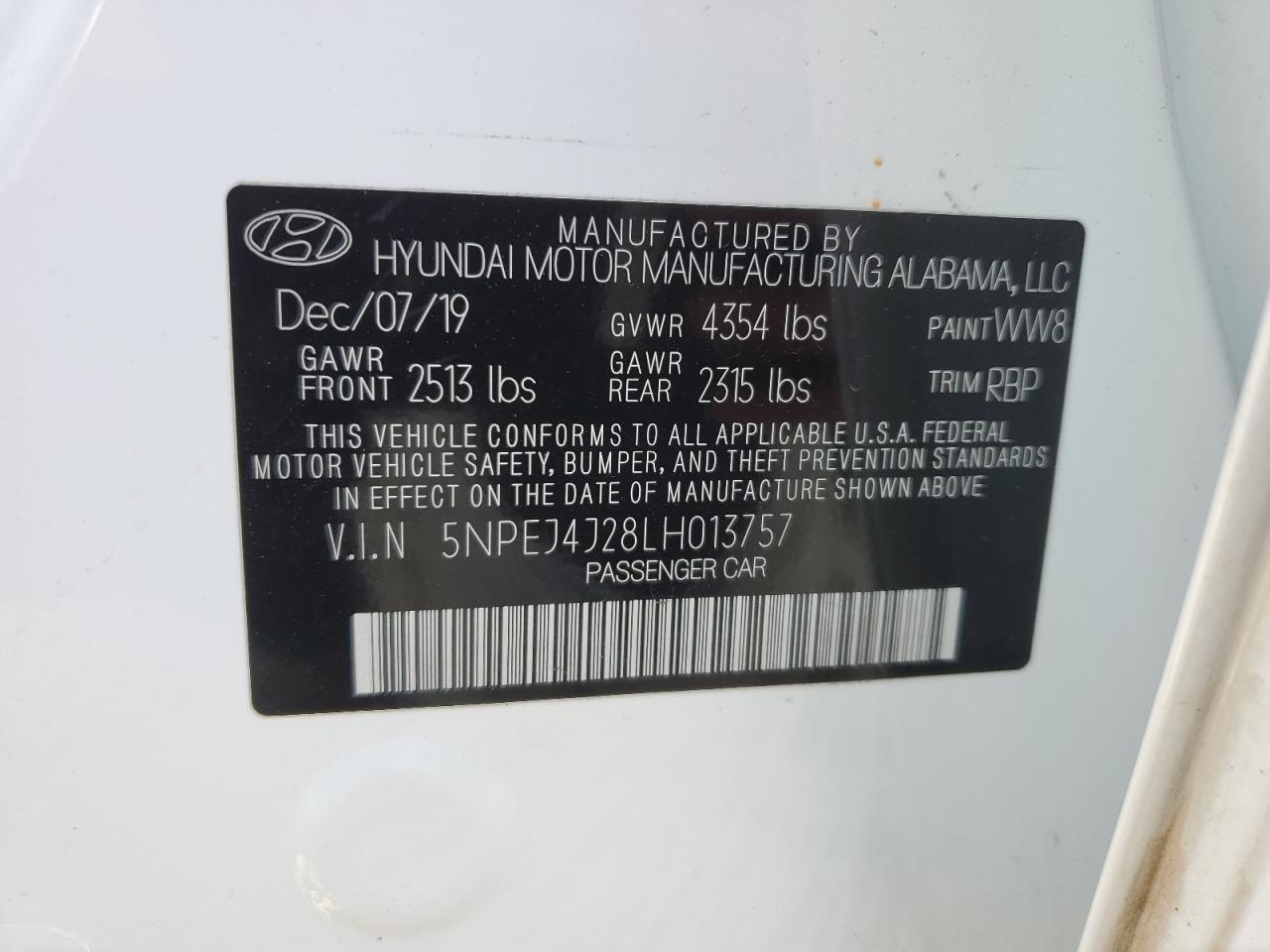 2020 Hyundai Sonata - Image 13