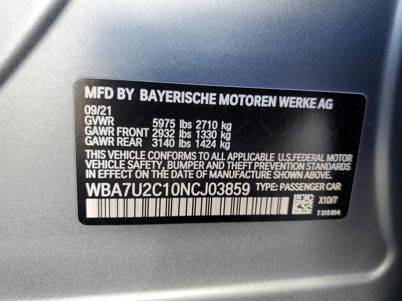 2022 BMW 7er - Image 12