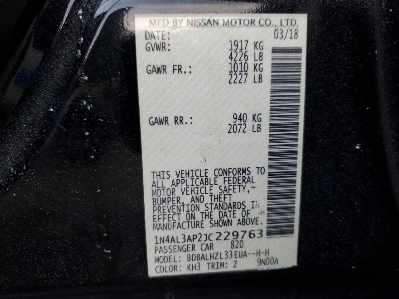 2018 Nissan Altima - Image 12