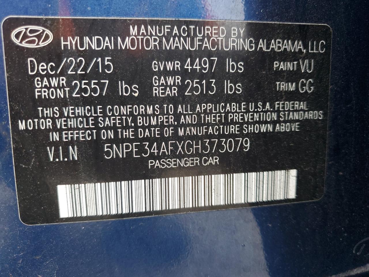 2016 Hyundai Sonata - Image 12