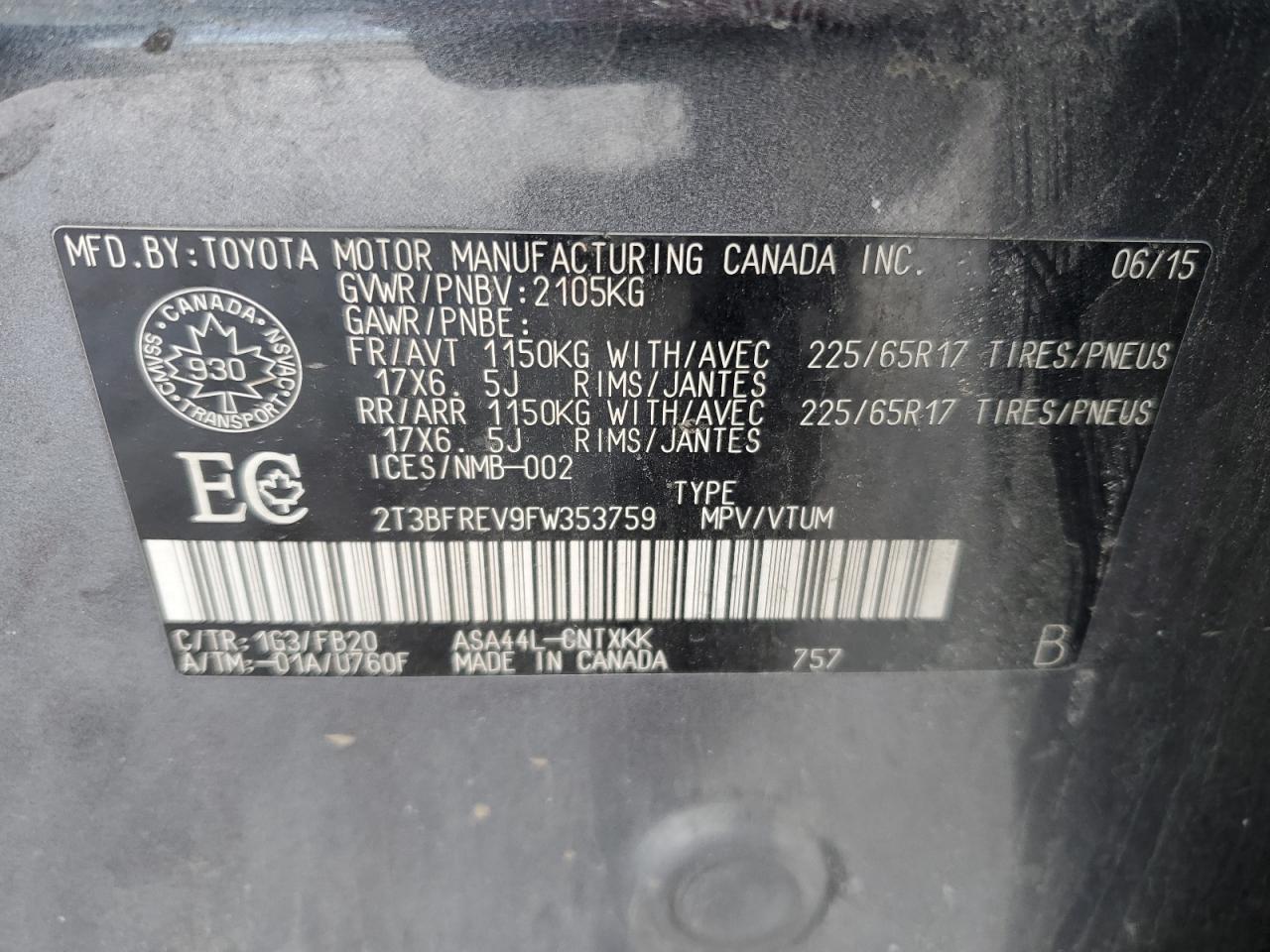 2015 Toyota RAV 4 - Image 13