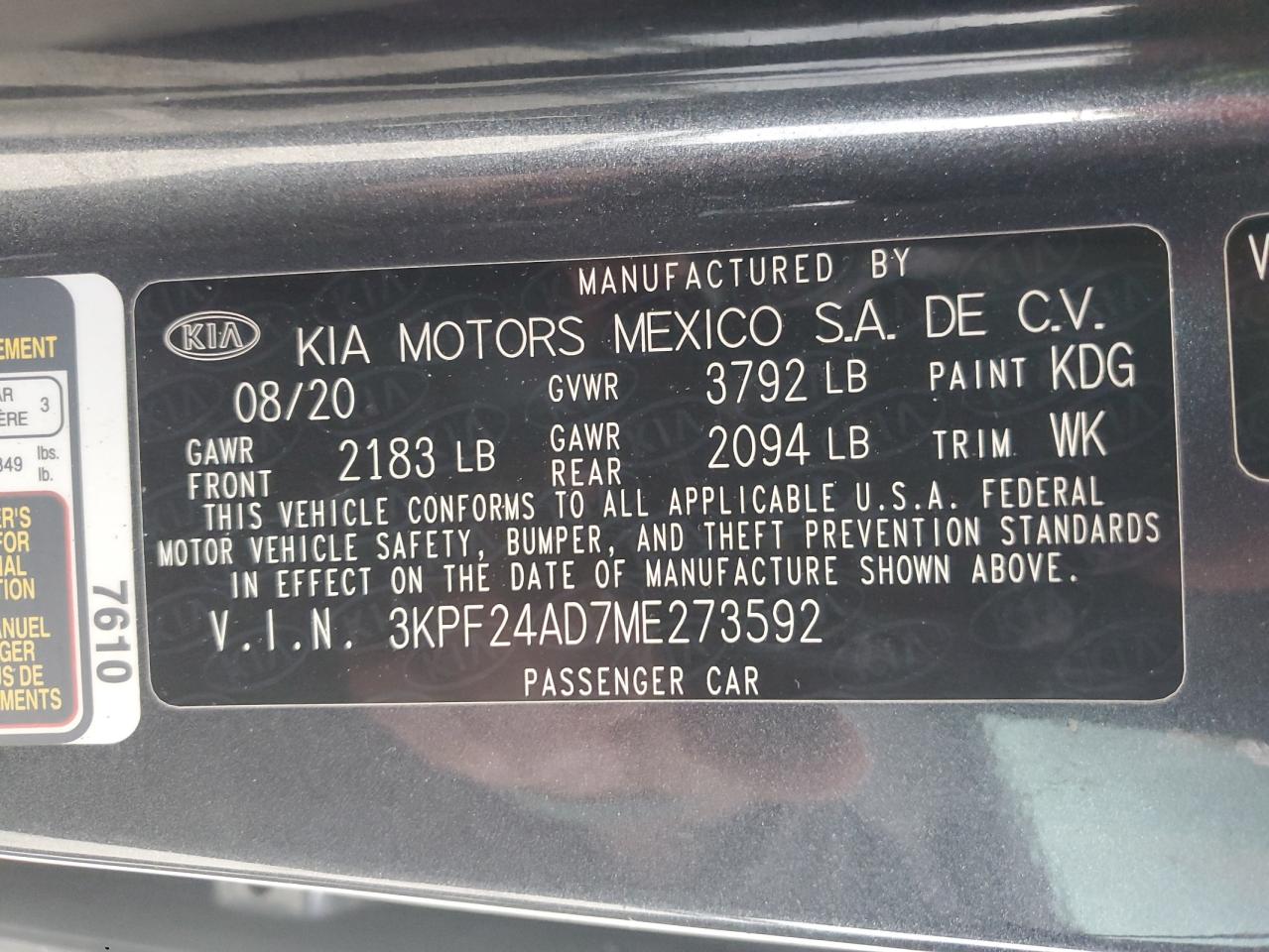 2021 Kia Forte - Image 12