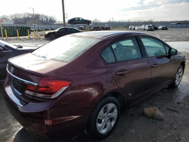  HONDA CIVIC 2013 Burgundy