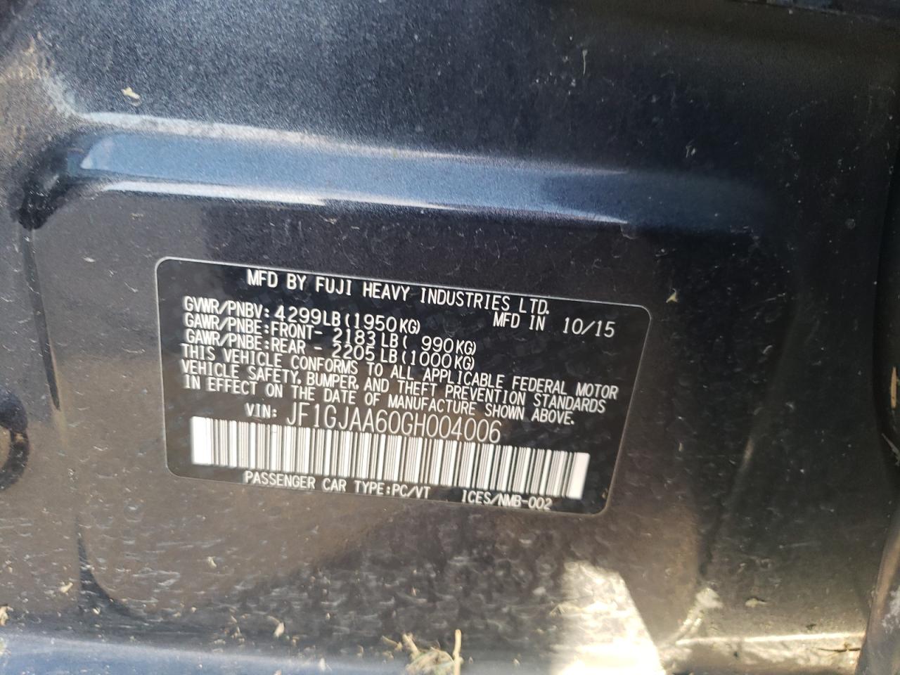 2016 Subaru Impreza - Image 13