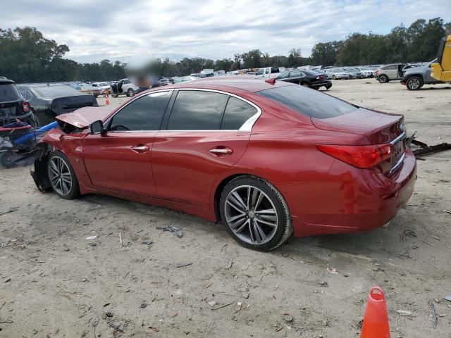 Седани INFINITI Q50 2014 Червоний