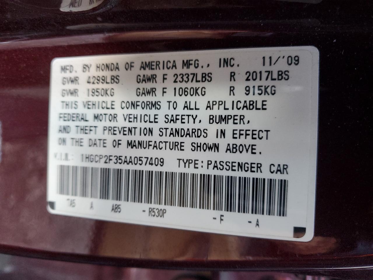 2010 Honda Accord - Image 14