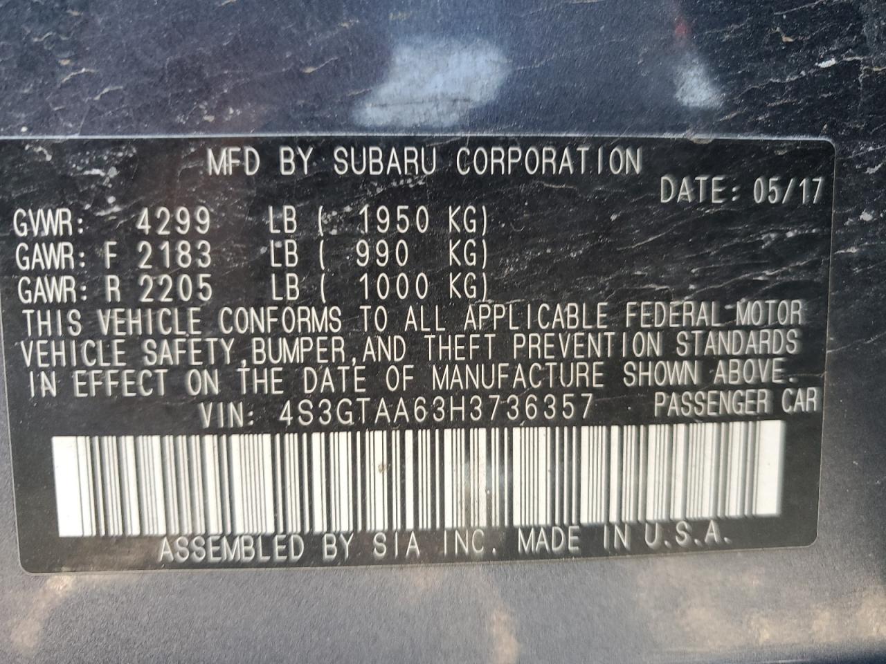 2017 Subaru Impreza - Image 13