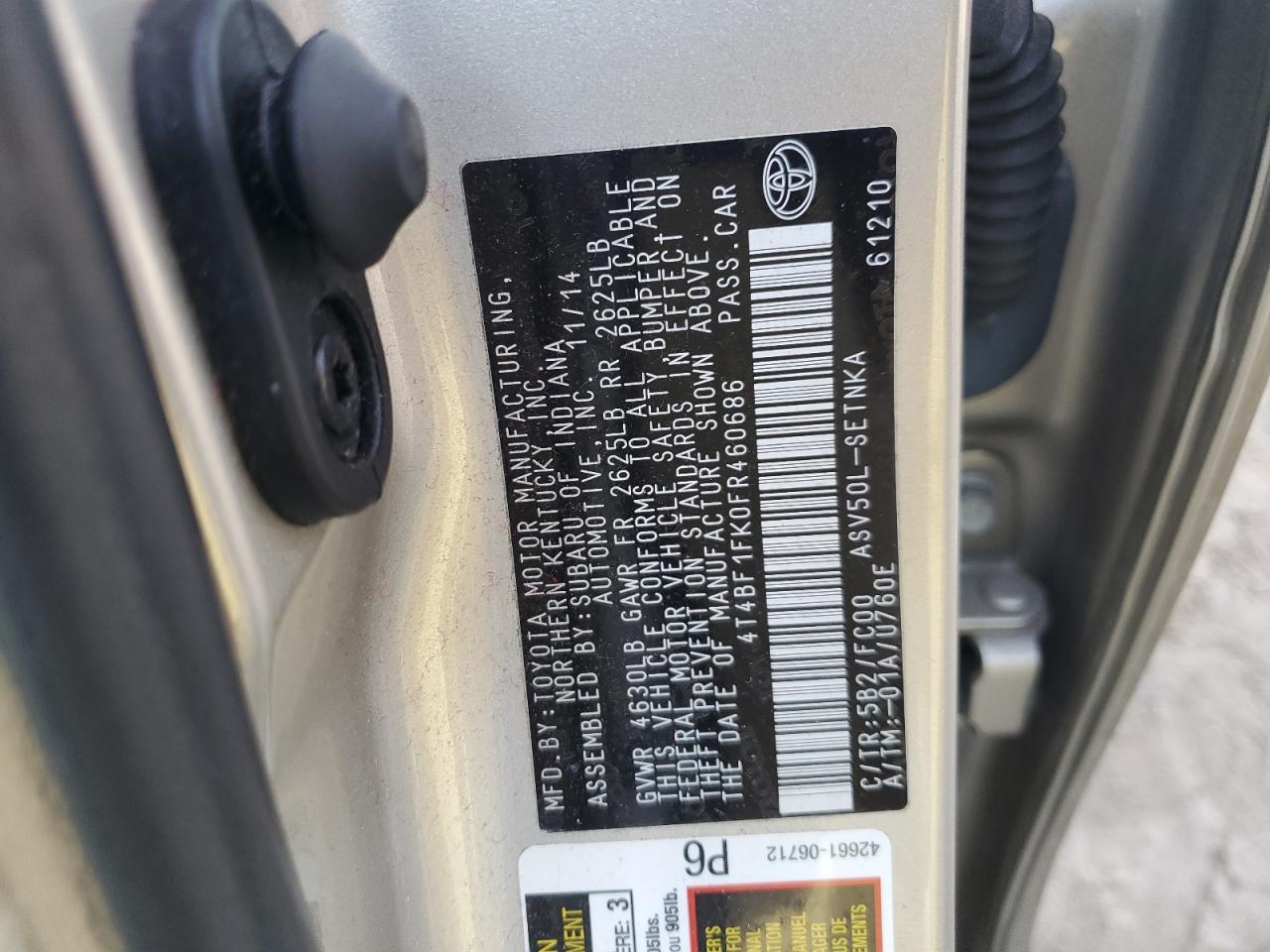 2015 Toyota Camry - Image 12