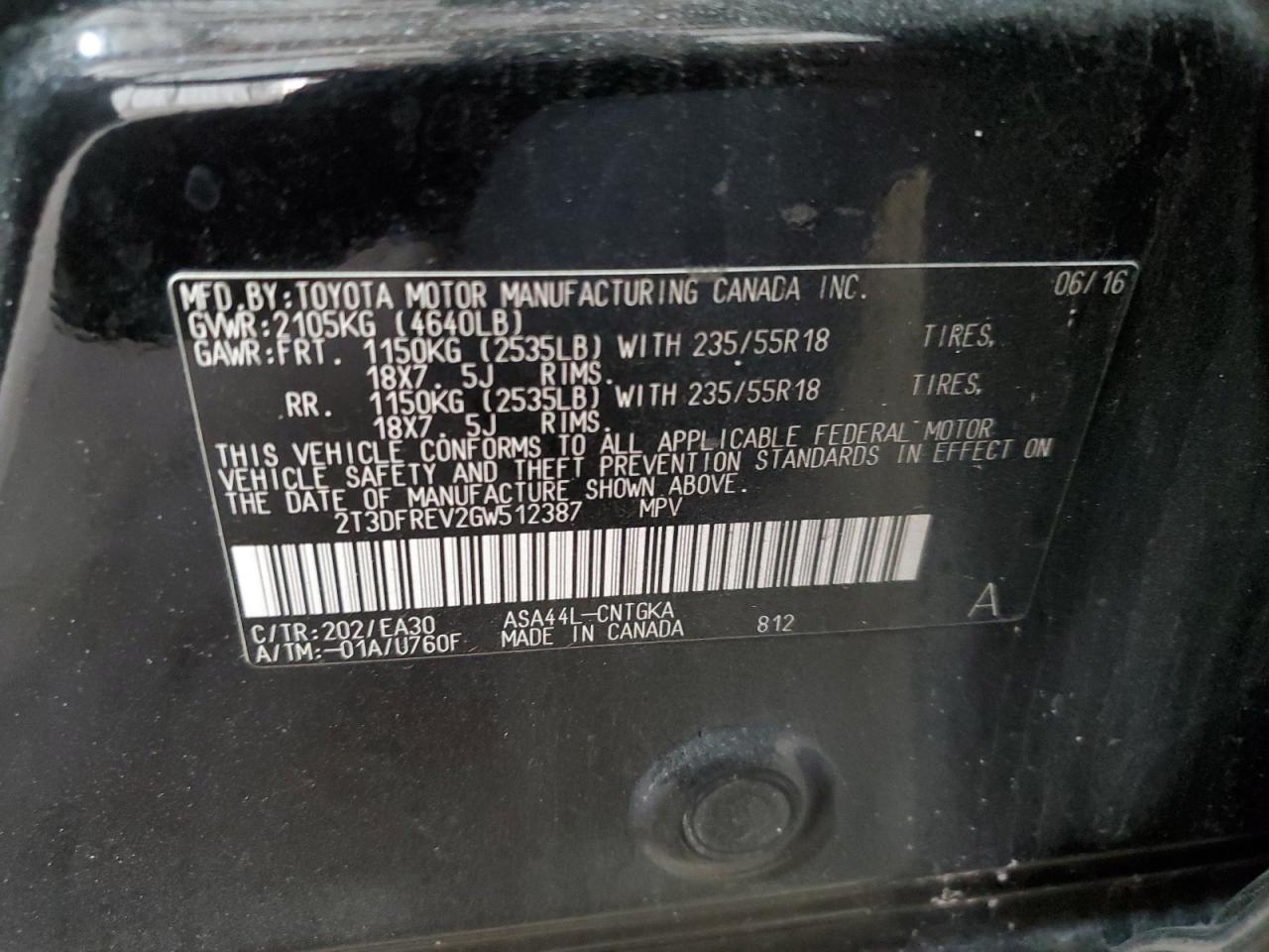 2016 Toyota RAV 4 - Image 13