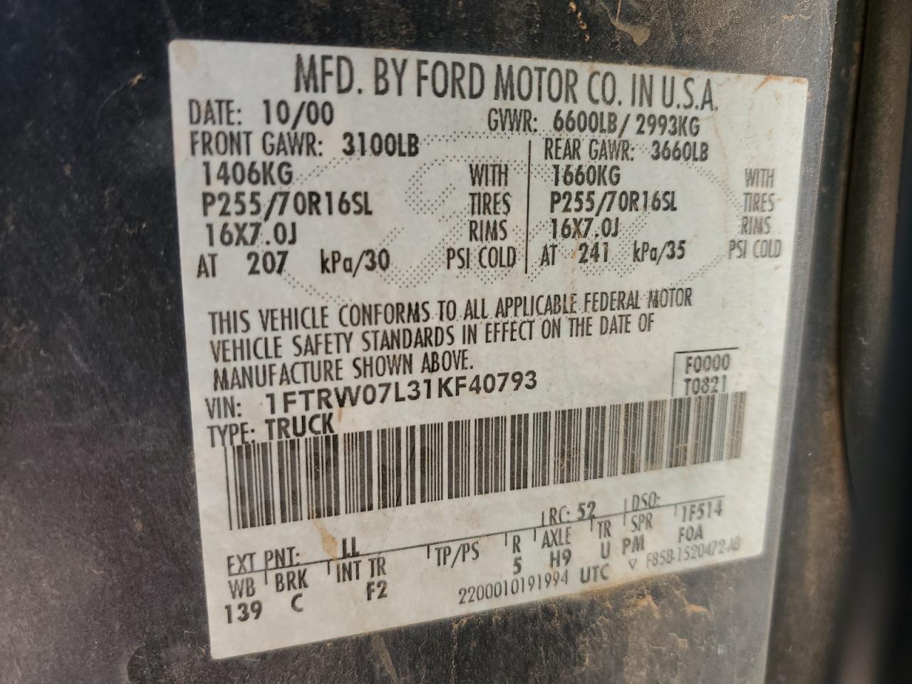 2001 Ford F-150 - Image 13