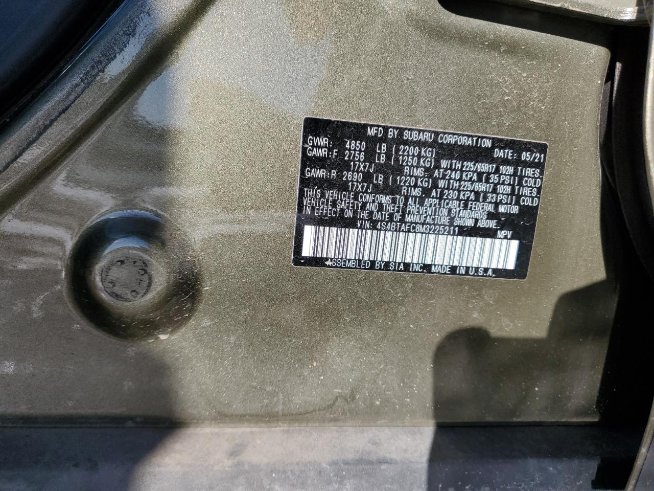 2021 Subaru Outback - Image 13