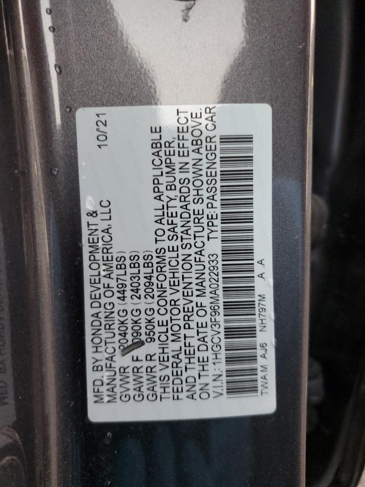 2021 Honda Accord - Image 12