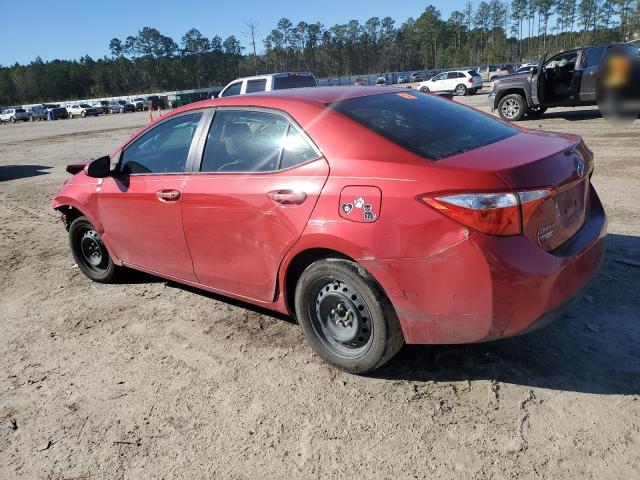 Седаны TOYOTA COROLLA 2015 Красный