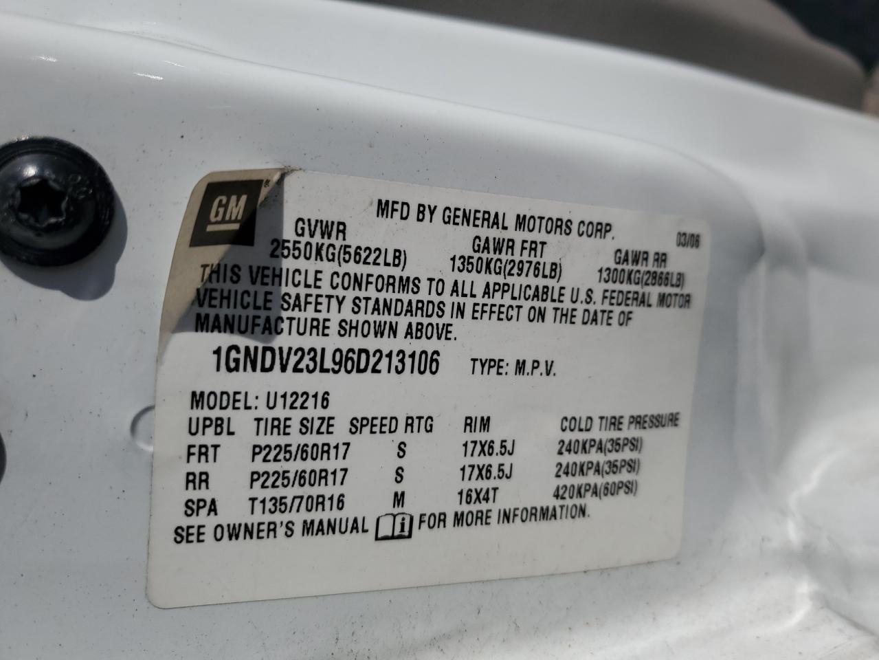2006 Chevrolet Uplander - Image 13