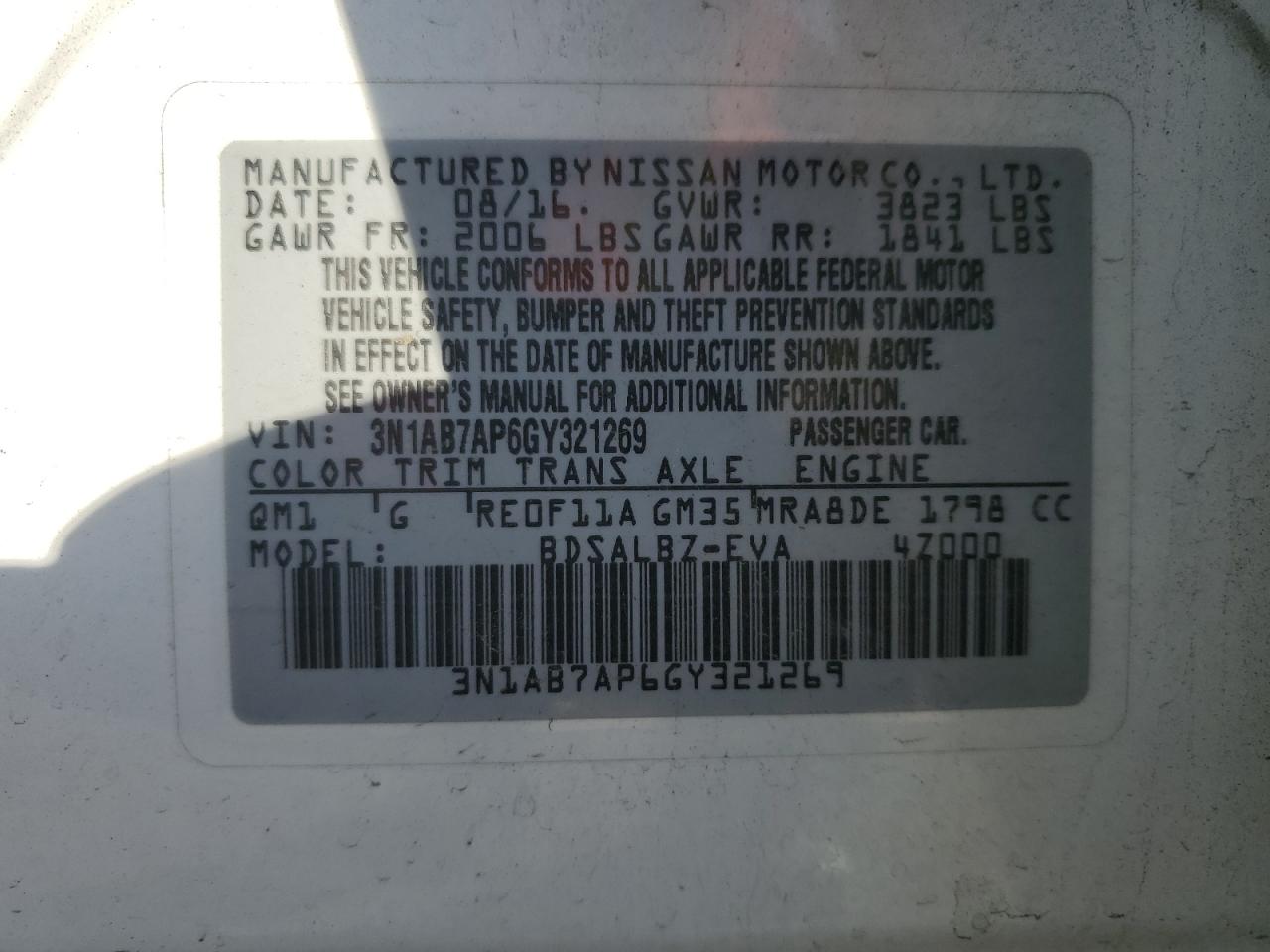 2016 Nissan Sentra - Image 12