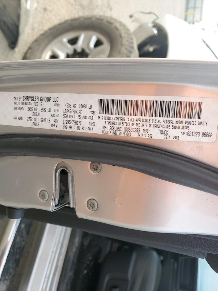 2013 Ram 2500 St VIN: 3C6UR5CL1DG536393 Lot: 88575265