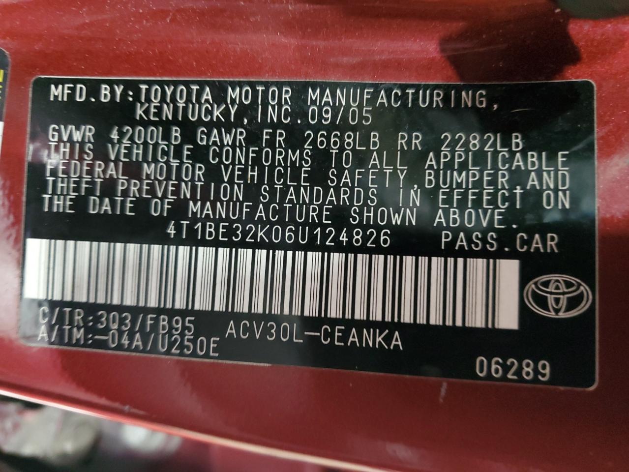 2006 Toyota Camry - Image 13
