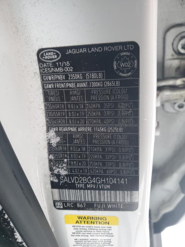2016 Land Rover Range Rover - Image 12