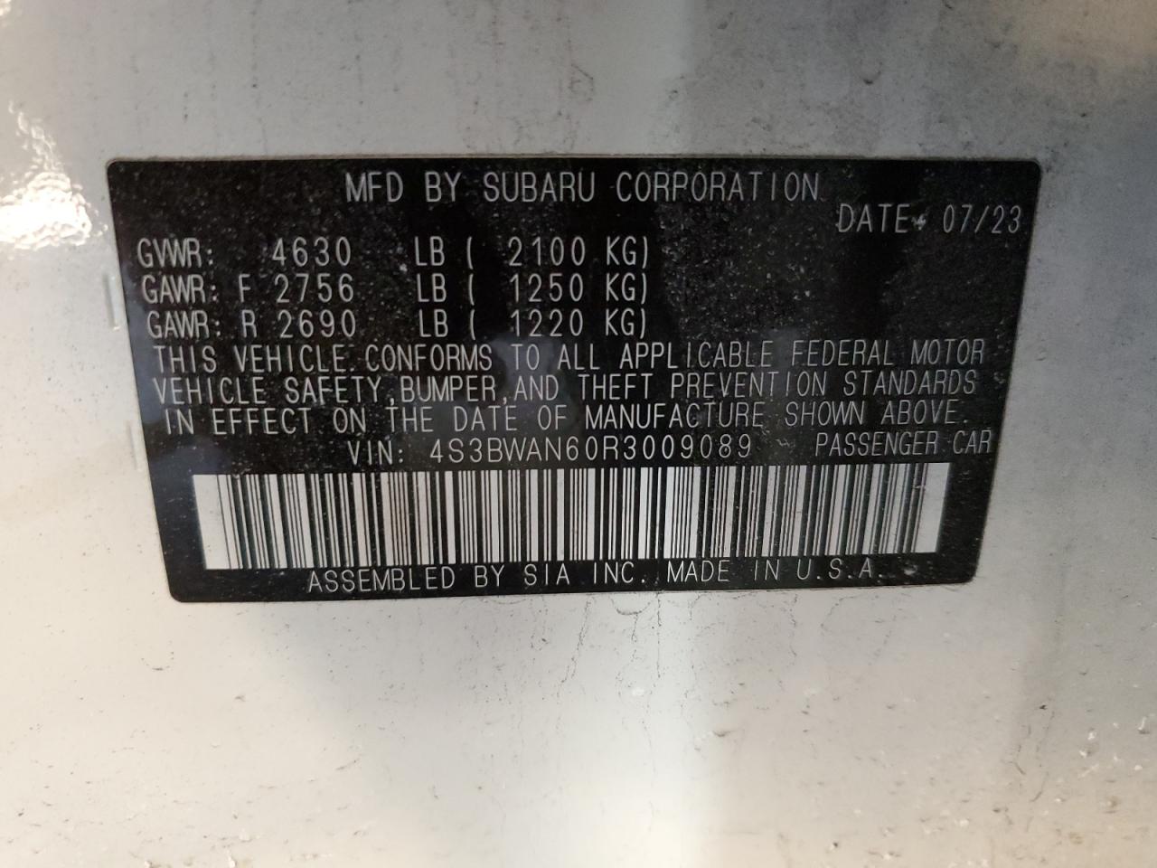 2024 Subaru Legacy - Image 14