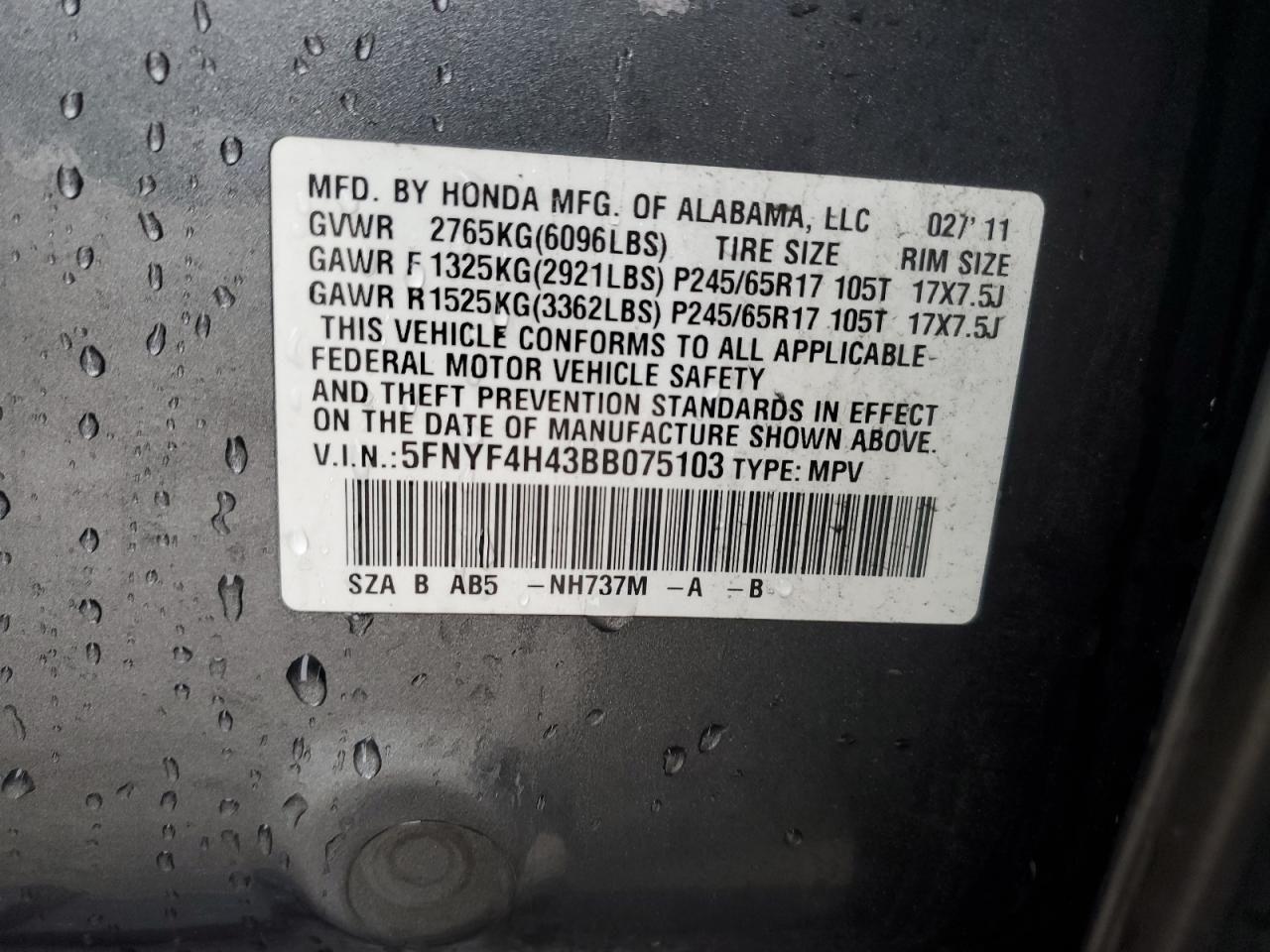 2011 Honda Pilot - Image 13