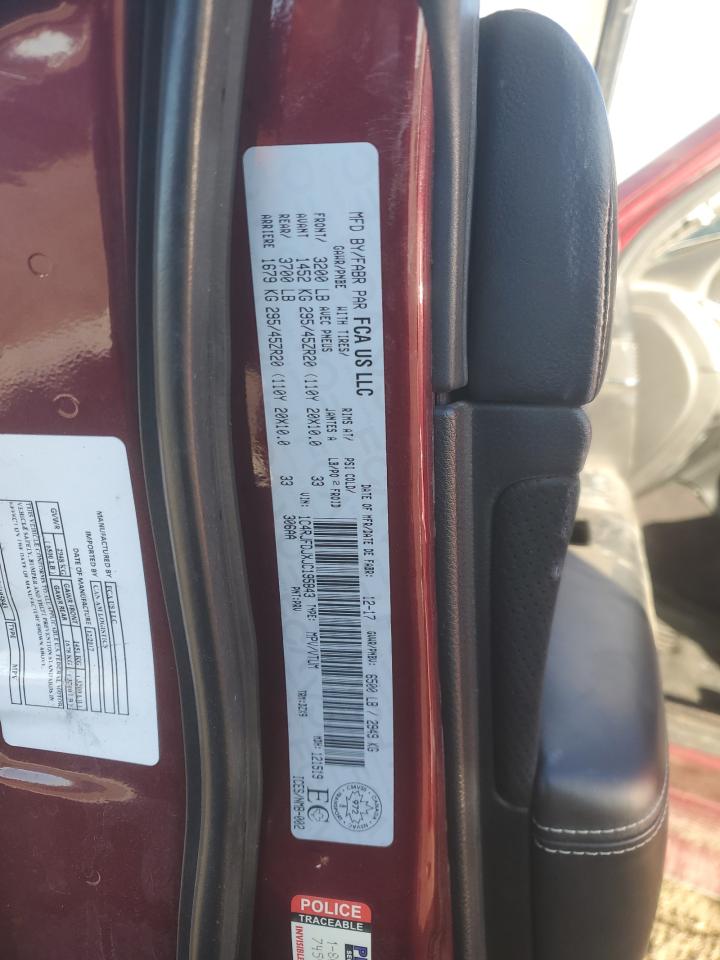1C4RJFDJXJC195843 JEEP GRAND CHER 2018
