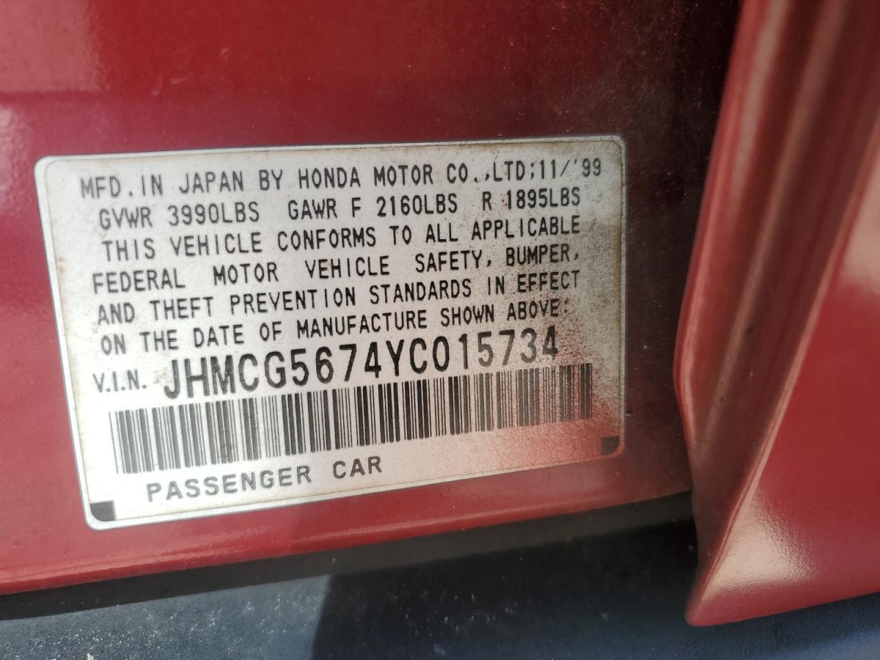 2000 Honda Accord - Image 14