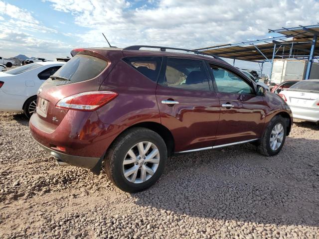  NISSAN MURANO 2012 Бордовий