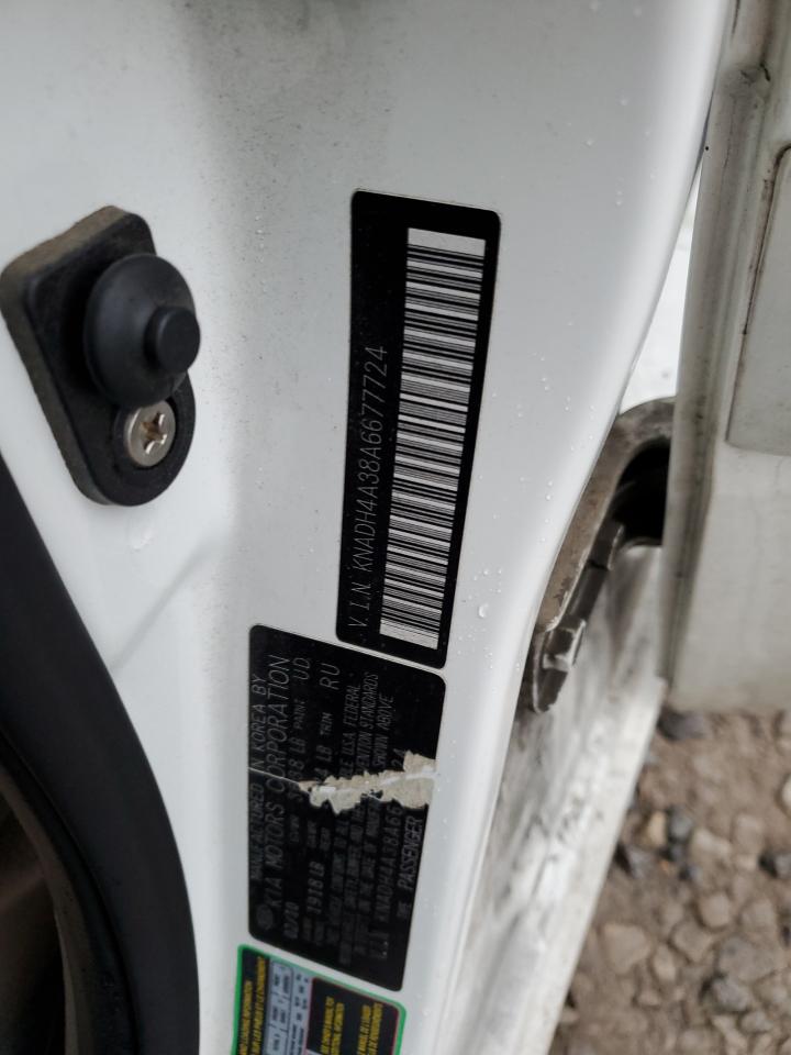 2010 Kia Rio Lx VIN: KNADH4A38A6677724 Lot: 86583104