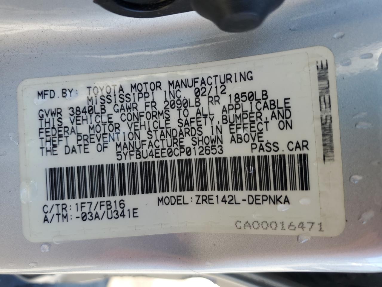 2012 Toyota Corolla - Image 13
