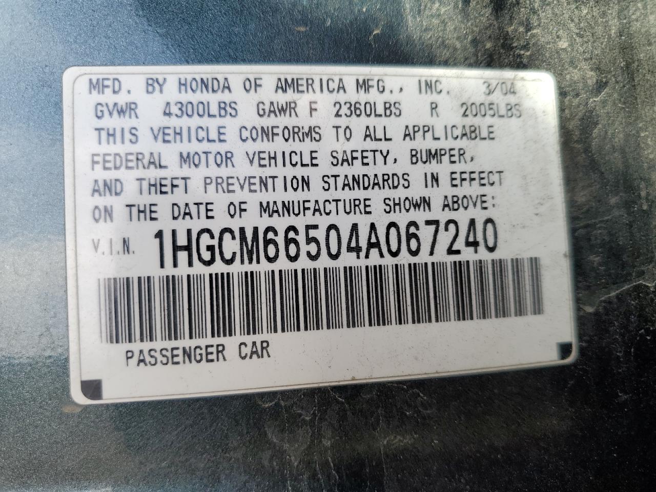2004 Honda Accord - Image 15