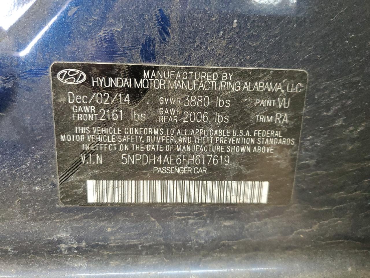 2015 Hyundai Elantra - Image 12