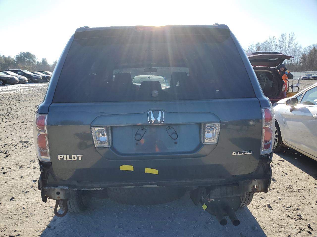 2006 Honda Pilot Ex VIN: 2HKYF18476H508802 Lot: 89174585