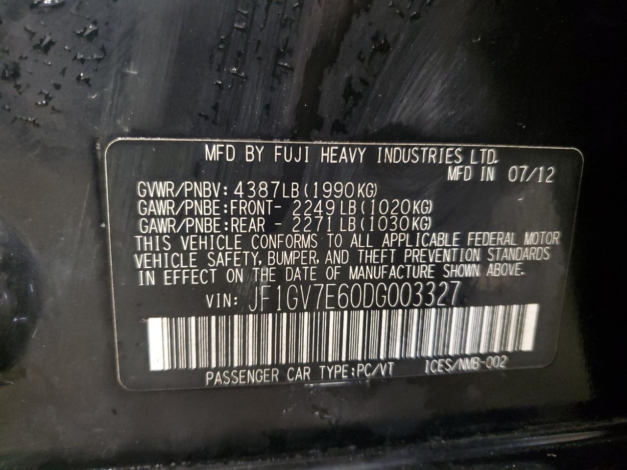 2013 Subaru WRX - Image 12