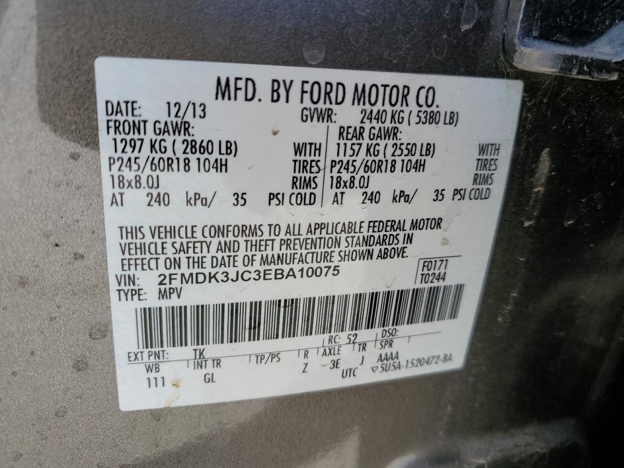 2014 Ford Edge - Image 13