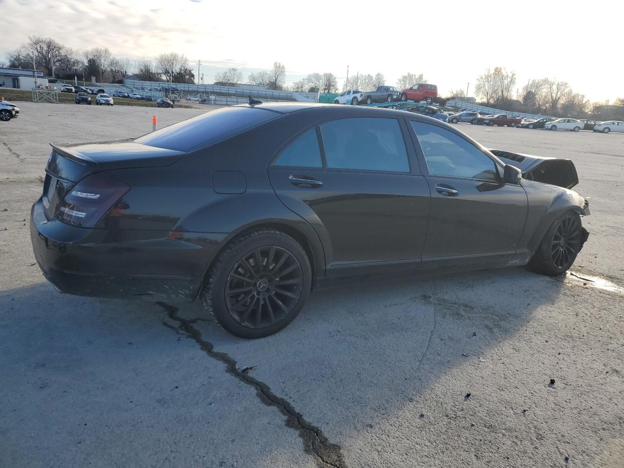 2012 Mercedes-Benz S 550 4Matic black null gas WDDNG9EB9CA429643 photo #4