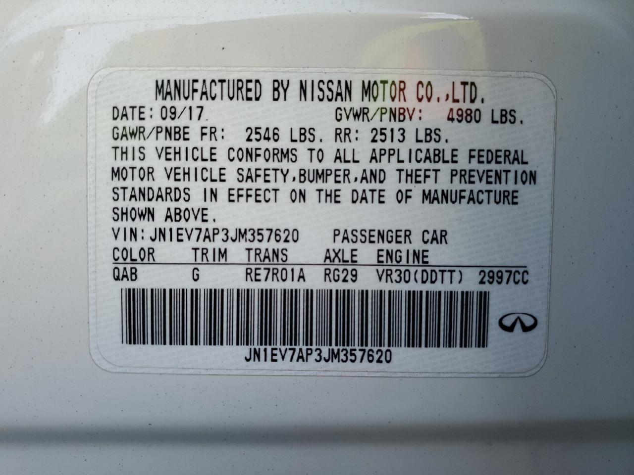 2018 Infiniti Q50 - Image 13
