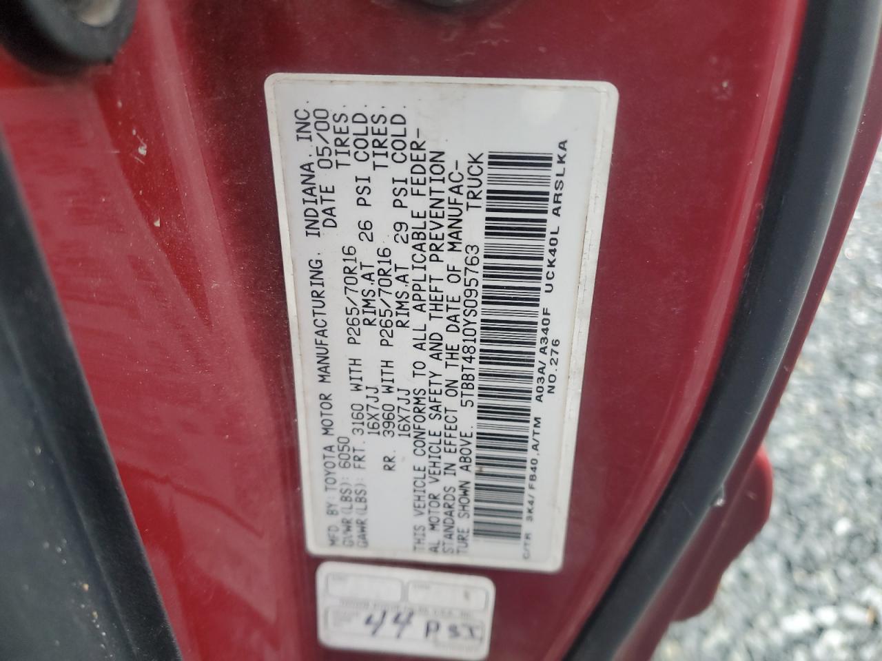 2000 Toyota Tundra - Image 12