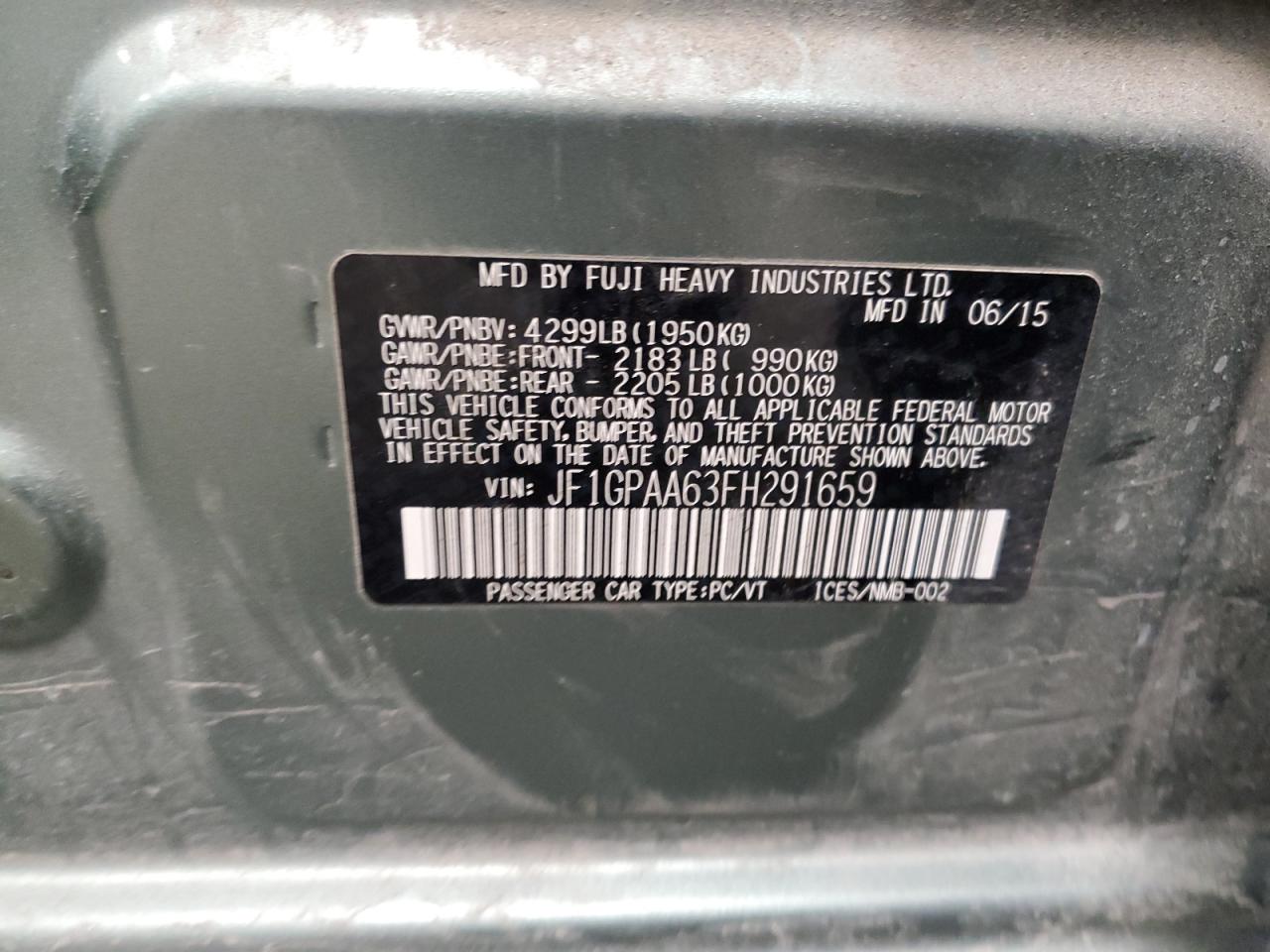2015 Subaru Impreza - Image 16