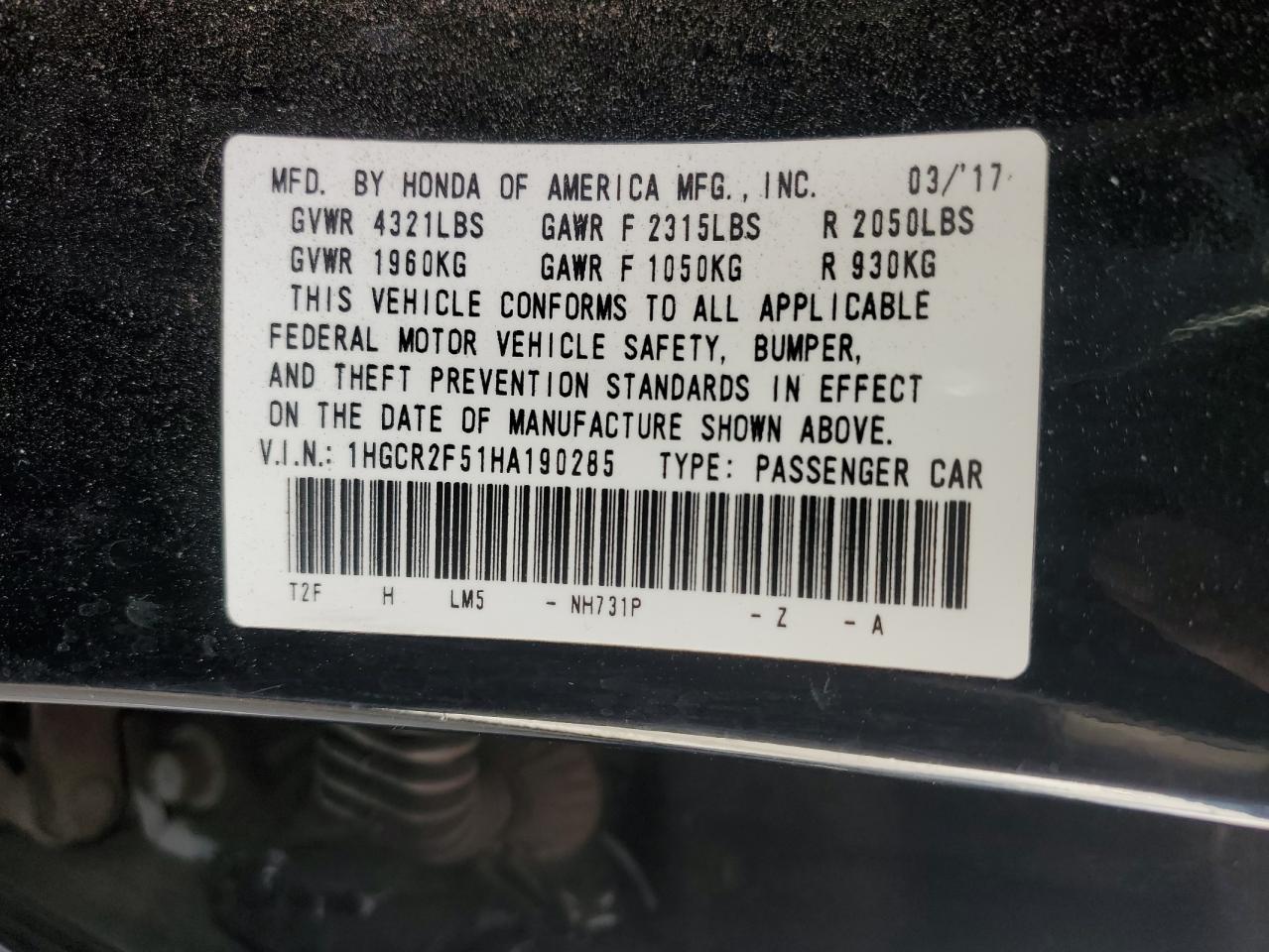 2017 Honda Accord - Image 12