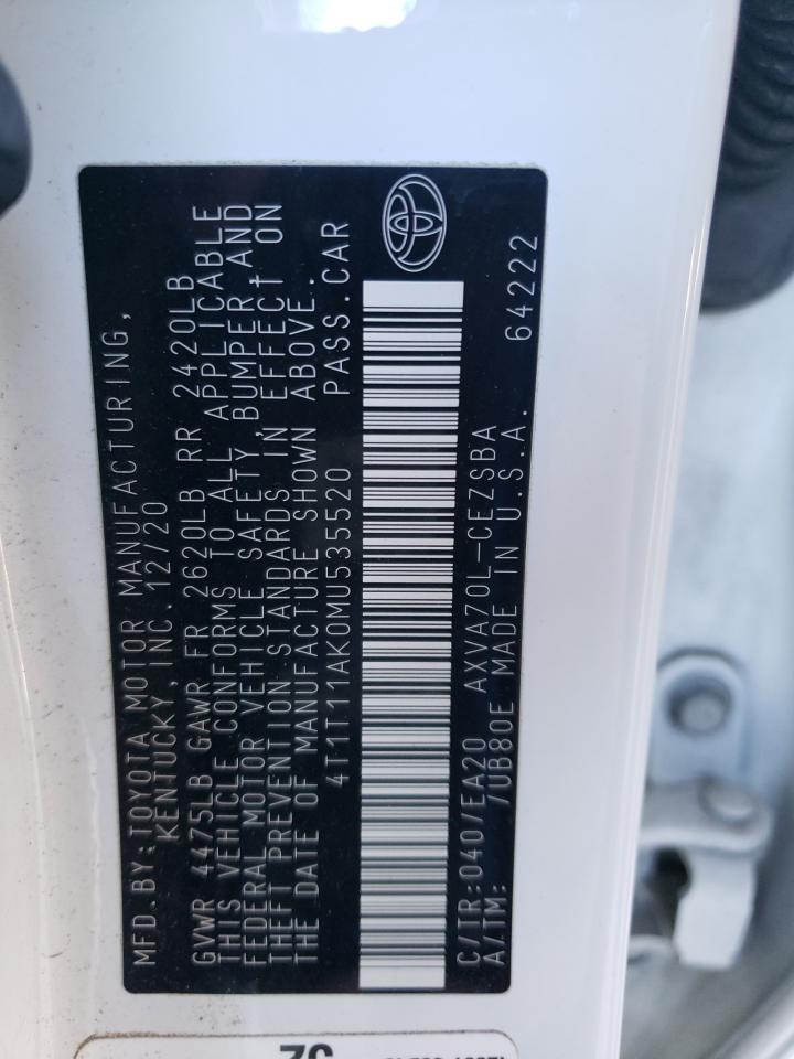2021 Toyota Camry - Image 12