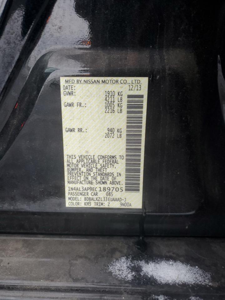 VIN 1N4AL3AP9EC189705 2014 NISSAN ALTIMA no.13