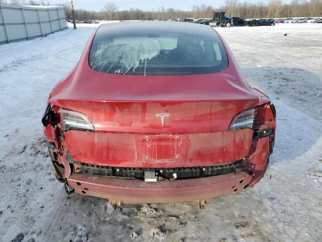  TESLA MODEL 3 2018 Красный