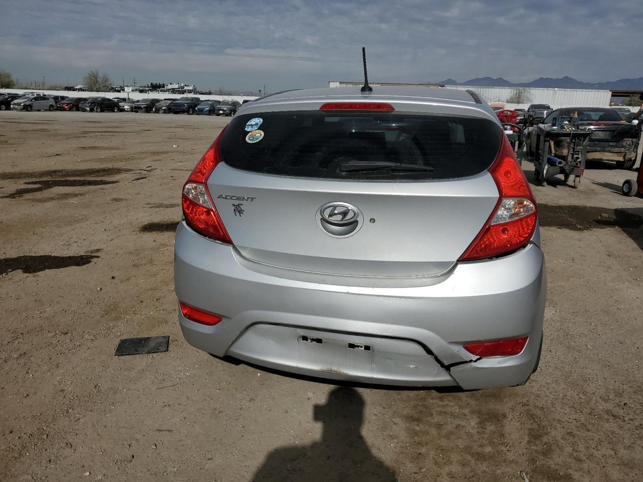 VIN KMHCT5AE1EU176241 2014 HYUNDAI ACCENT no.6