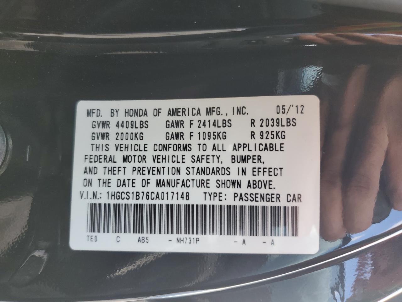 2012 Honda Accord - Image 12