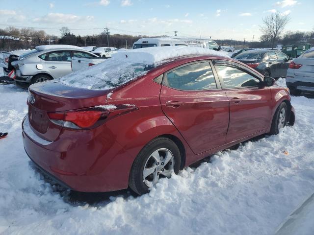  HYUNDAI ELANTRA 2015 Red