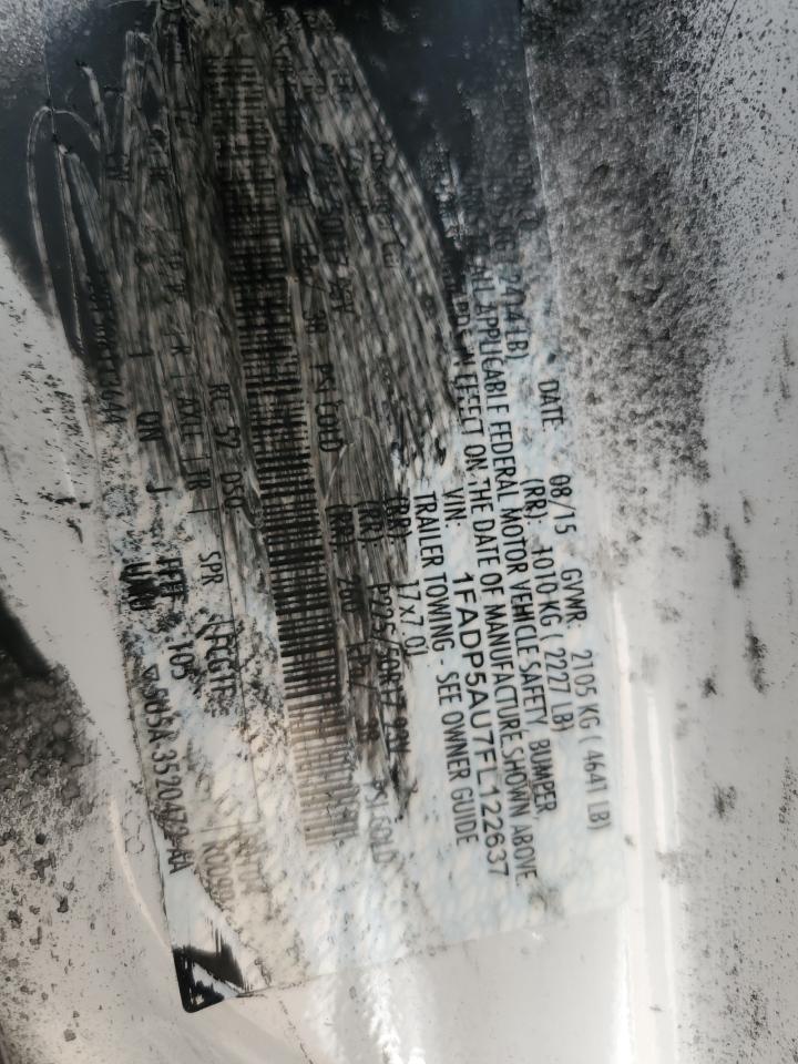 2015 Ford C-Max Se VIN: 1FADP5AU7FL122637 Lot: 43824005