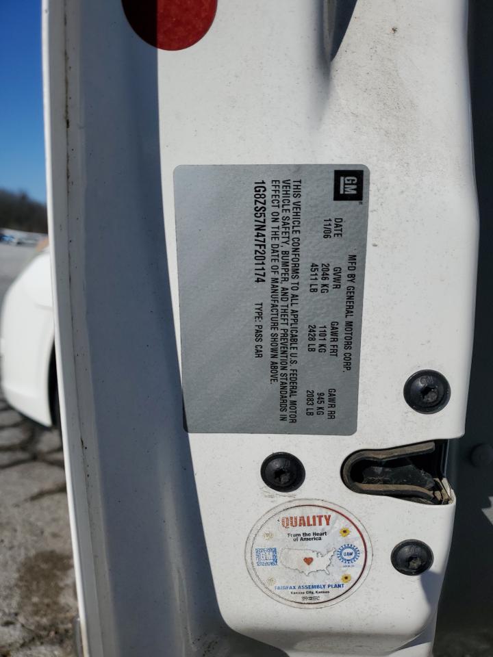 2007 Saturn Aura Xe VIN: 1G8ZS57N47F201174 Lot: 63233125