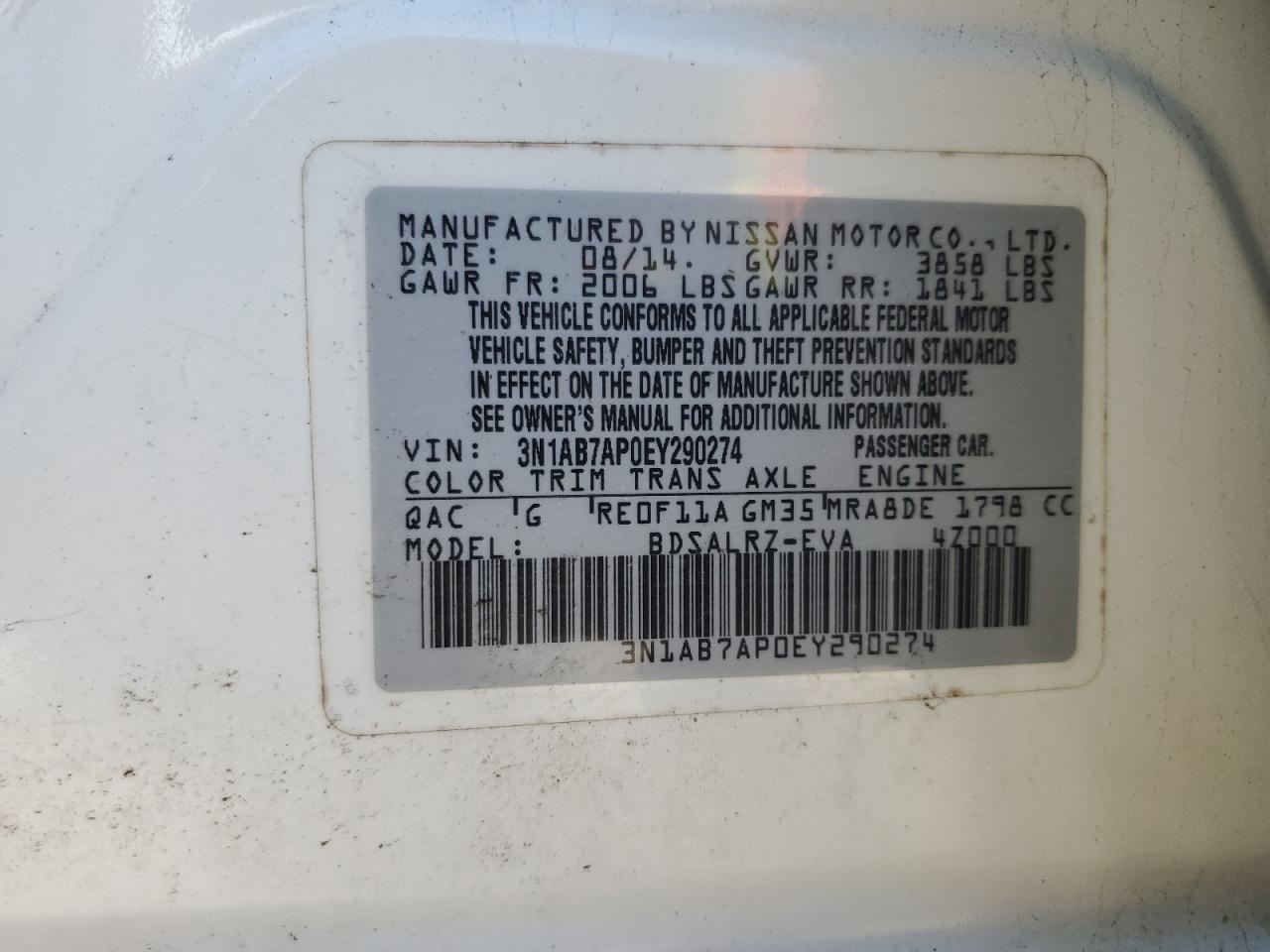 2014 Nissan Sentra - Image 14
