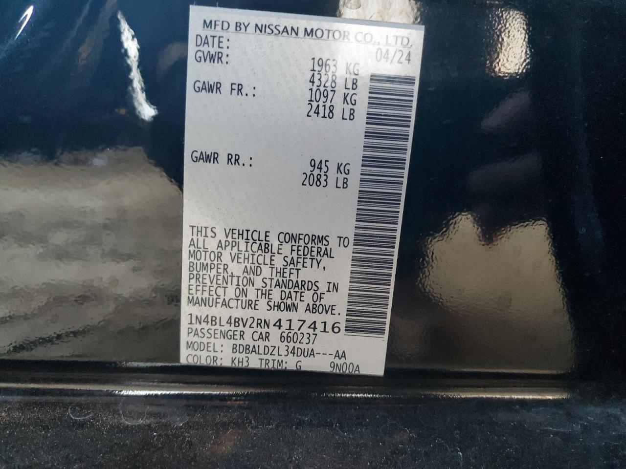 2024 Nissan Altima - Image 12